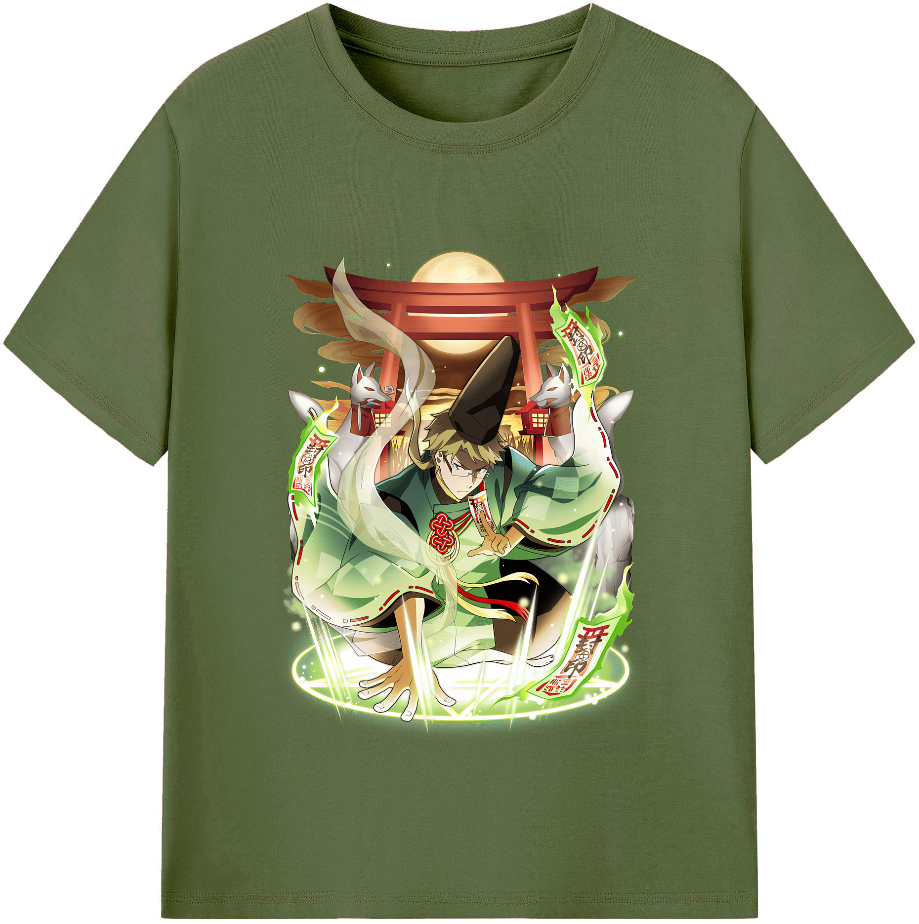 （画像用） 文豪ストレイドッグス Bungo Stray Dogs 綿100％半袖Tシャツ（フロントプリント）